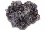 Purple Cubic Fluorite With Fluorescent Phantoms - Cave-In-Rock #322794-2